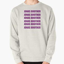 Jonas brothers art text Pullover Sweatshirt