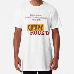 I went to a Jonas Brothers show and got Camp Rock'D Long T-Shirt