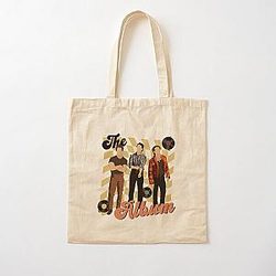 Vintage Jonas Brothers The Album Retro Tour 2023 - Five Albums One Night kevin jonas Cotton Tote Bag