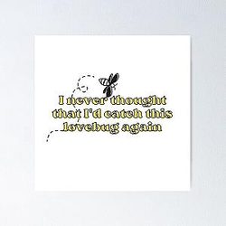 Lovebug - Jonas Brothers (Yellow) Poster