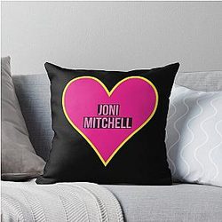 Joni Mitchell - Heart Throw Pillow