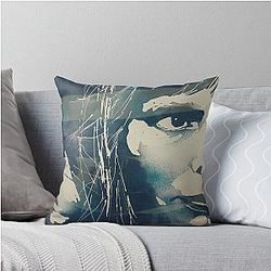 Joni Mitchell River Throw Pillow