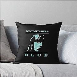 Joni Mitchell Throw Pillow