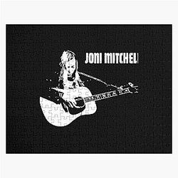 Joni Mitchell Illustration, Joni Mitchell Designs and Art Music Jigsaw Puzzle