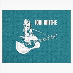 Joni Mitchell Illustration, Joni Mitchell Designs Gift Jigsaw Puzzle