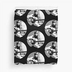 Joni Mitchell Canadian singer-songwriter Art Duvet Cover
