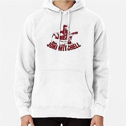 Joni Mitchell Red Pullover Hoodie