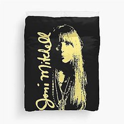 Joni Mitchell 1970s Duvet Cover