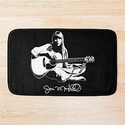 1968 Joni Mitchell Folk Bath Mat
