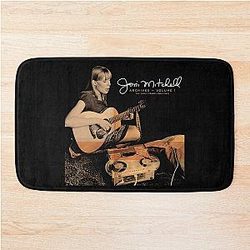 Pretty Joni Mitchell Bath Mat