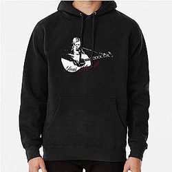Joni Mitchell Illustration and Art - Joni Mitchell Designs Pullover Hoodie