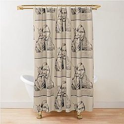 Joni Mitchell - Both Sides Now art piece Long Shower Curtain