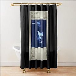 Joni Mitchell Blue Shower Curtain