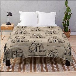 Joni Mitchell - Both Sides Now art piece Throw Blanket