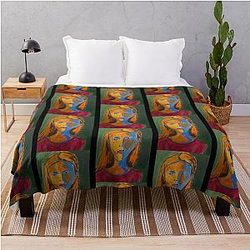 Joni Mitchell Icon Throw Blanket