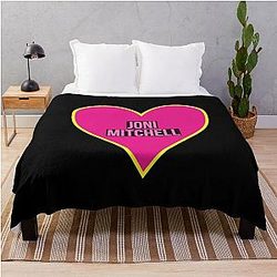 Joni Mitchell - Heart Throw Blanket