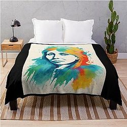 Joni Mitchell Throw Blanket