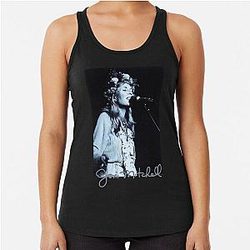Joni Mitchell retro Racerback Tank Top
