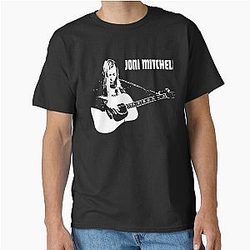 Joni Mitchell Illustration, Joni Mitchell Designs and Art Music Classic T-Shirt