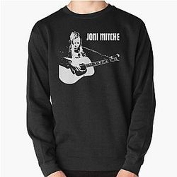 Believe Romntic Artist Joni Mitchell Illustration. Joni Mitchell Designs Pullover Sweatshirt