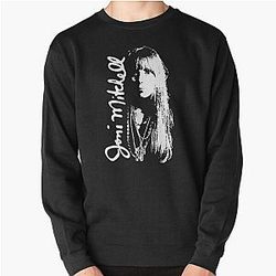 Joni Mitchell Folk Musician Pullover Sweatshirt