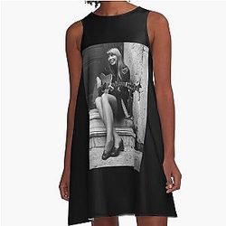 Joni Mitchell A-Line Dress