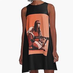 Joni Mitchell A-Line Dress