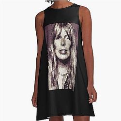 Joni Mitchell A-Line Dress