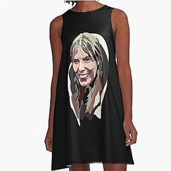 Joni Mitchell A-Line Dress