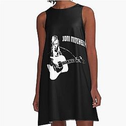 Joni Mitchell A-Line Dress