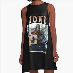 Joni Mitchell A-Line Dress