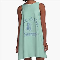 Joni Mitchell Inspired Retro Portrait Perfect Gift A-Line Dress