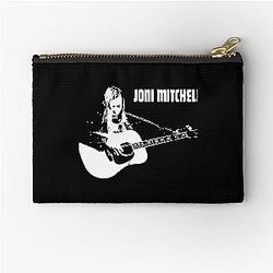 Joni Mitchell Illustration, Joni Mitchell Art Music Zipper Pouch