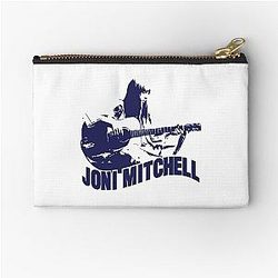 Joni Mitchel Canadian singer-songwriter red art Pouch