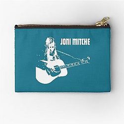 Believe Female Artist Joni Mitchell Illustration Gift Zipper Pouch