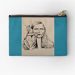 Joni Mitchell - Both Sides Now art piece Long Zipper Pouch