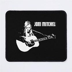 Joni Mitchell Illustration, Joni Mitchell Designs and Art Music Mouse Pad