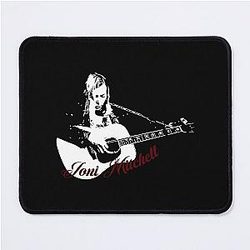 Joni Mitchell Illustration and Art, Joni Mitchell Designs Mouse Pad