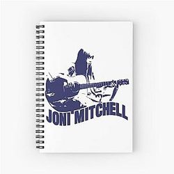 Joni Mitchell Canadian-American singer-songwriter Spiral Notebook