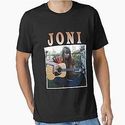 Joni Mitchell Retro Style T-Shirt for Fans
