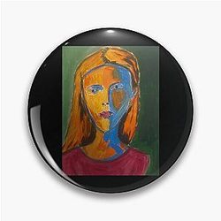 Joni Mitchell Icon Pin