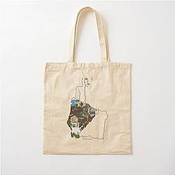 Joni Mitchell Folk Classic Cotton Tote Bag Ladies of the Canyon Blue
