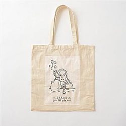 Joni Mitchell Poster - Joni Mitchell print, Minimalist art, Line art, Cotton Tote Bag
