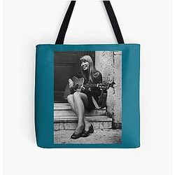 Joni Mitchell All Over Tote Bag
