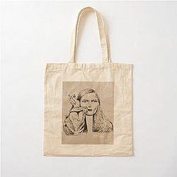 Joni Mitchell - Both Sides Now art piece Long Cotton Tote Bag