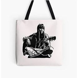 Joni Mitchell All Over Print Tote Bag