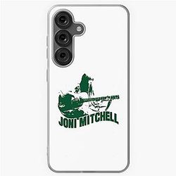 Joni Mitchell Canadian-American singer green art Samsung Galaxy Soft Case