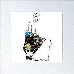 Joni Mitchell Ladies of the Canyon Poster