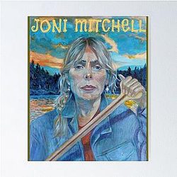 Joni Mitchell Blue - Poster