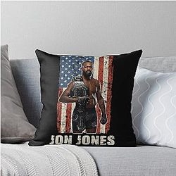 Jon Jones Throw Pillow
